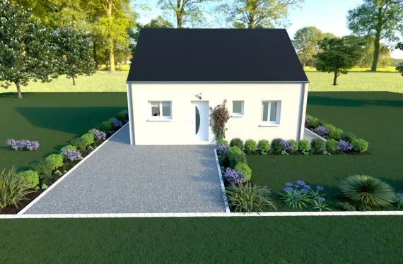 Photo maison 63&nbsp;m² sur terrain 862&nbsp;m²
