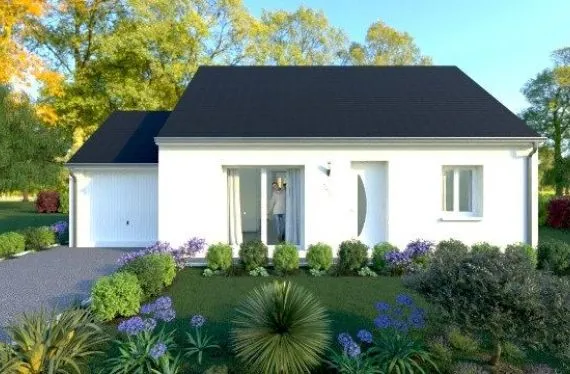 Photo maison 63&nbsp;m² sur terrain 597&nbsp;m²