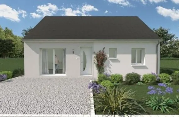 Photo maison 70&nbsp;m² sur terrain 1000&nbsp;m²