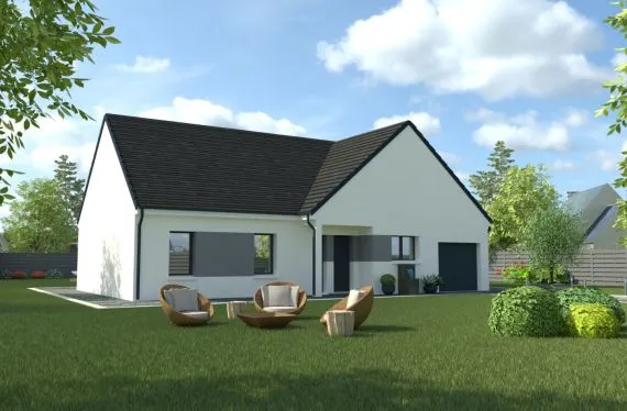Photo maison 90&nbsp;m² sur terrain 610&nbsp;m²