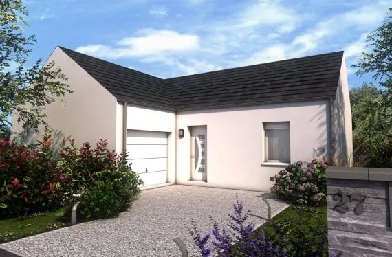 Photo maison 70&nbsp;m² sur terrain 1100&nbsp;m²