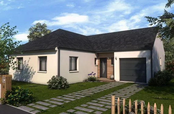 Photo maison 100&nbsp;m² sur terrain 800&nbsp;m²