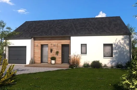 Photo maison 80&nbsp;m² sur terrain 813&nbsp;m²