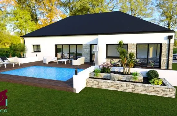 Photo maison 143&nbsp;m² sur terrain 1974&nbsp;m²